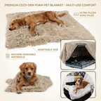 Soft Pet Blanket for Dogs & Cats – Cozy Washable Throw Blanket for Pets