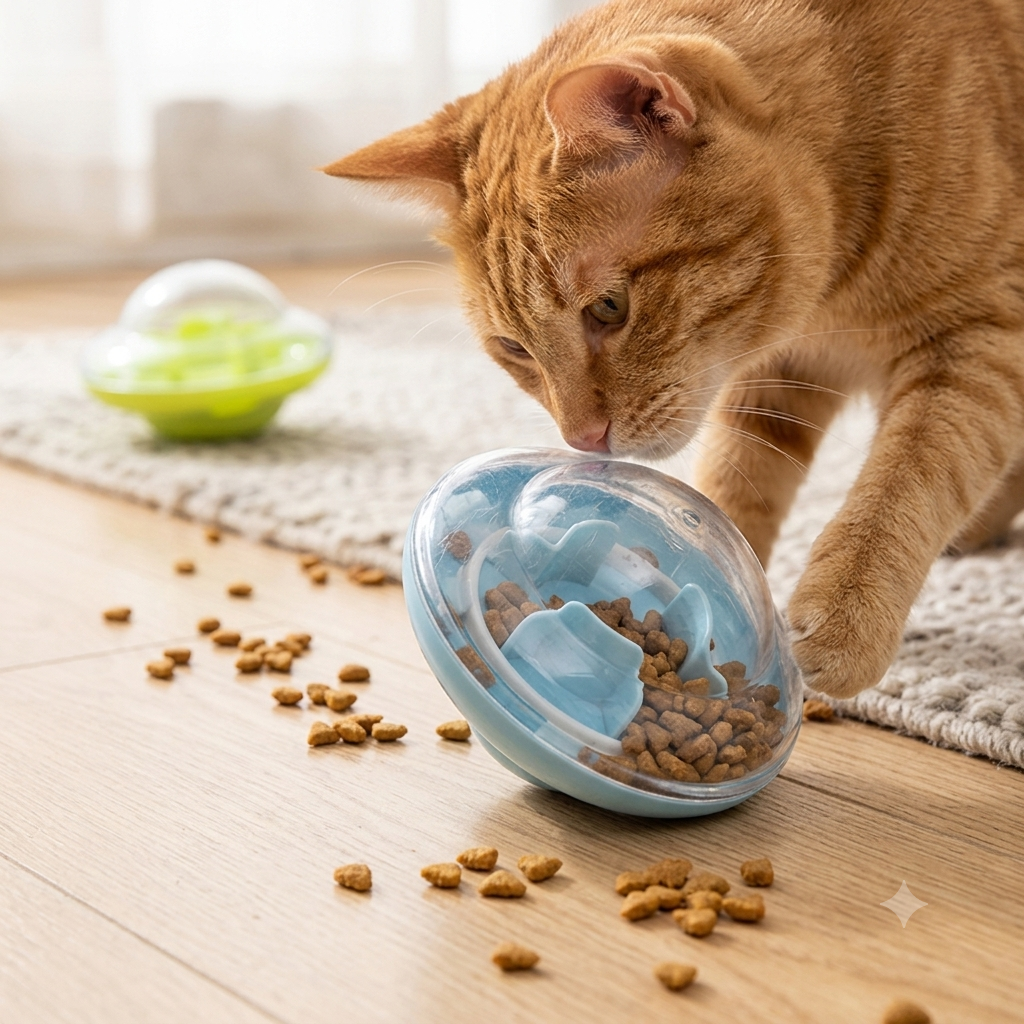 Interactive Pet Tumbler Ball Toy – Rolling Treat & Activity Toy for Dogs & Cats